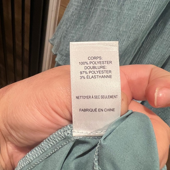 Astr Teal Layered Maxi Dress - Picture 5 of 6